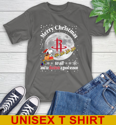 Houston Rockets Merry Christmas To All And To Rockets A Good Season NBA Basketball Sports T-Shirt 10