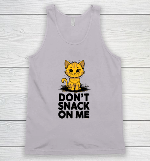 Don't Snack On Me Funny Cat Tank Top 2