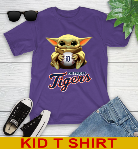 MLB Baseball Detroit Tigers Star Wars Baby Yoda Shirt 104