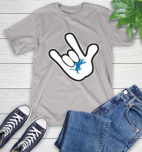 Detroit Lions NFL Football Mickey Rock Hand Disney T-Shirt 12