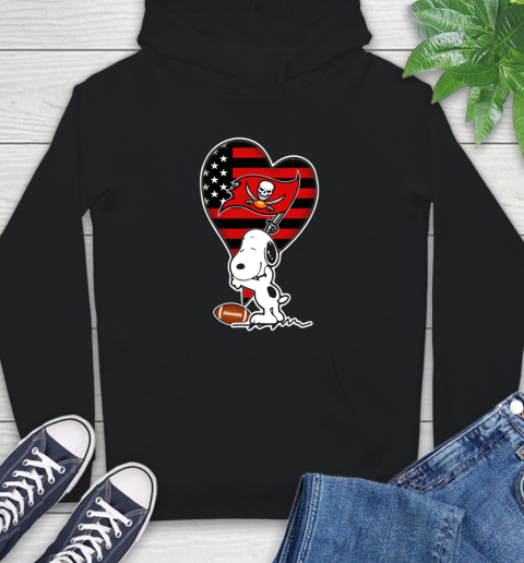 Tampa Bay Buccaneers NFL Football The Peanuts Movie Adorable Snoopy Hoodie 2