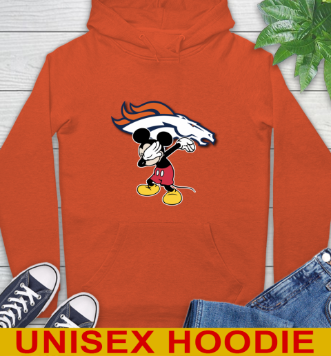 Denver Broncos NFL Football Dabbing Mickey Disney Sports Hoodie 5