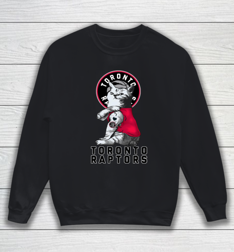 NBA Basketball My Cat Loves Toronto Raptors Sweatshirt