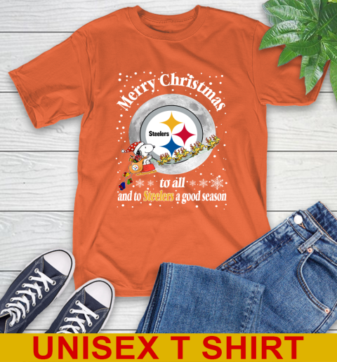 Pittsburgh Steelers Merry Christmas To All And To Steelers A Good Season NFL Football Sports T-Shirt 4