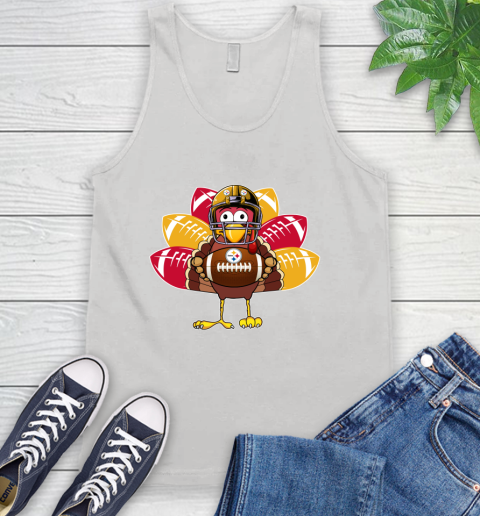 Pittsburgh Steelers Turkey Thanksgiving Day Tank Top