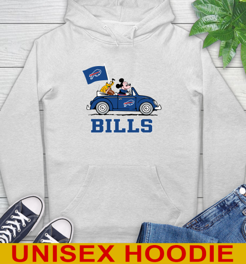 NFL Football Buffalo Bills Pluto Mickey Driving Disney Shirt Hoodie
