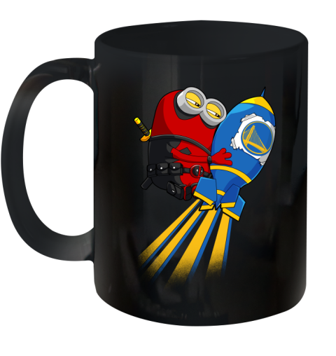 NBA Basketball Golden State Warriors Deadpool Minion Marvel Shirt Ceramic Mug 11oz