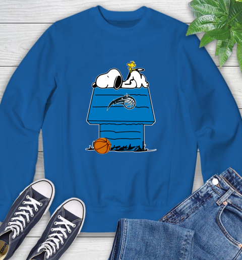 Orlando Magic NBA Basketball Snoopy Woodstock The Peanuts Movie Sweatshirt 8