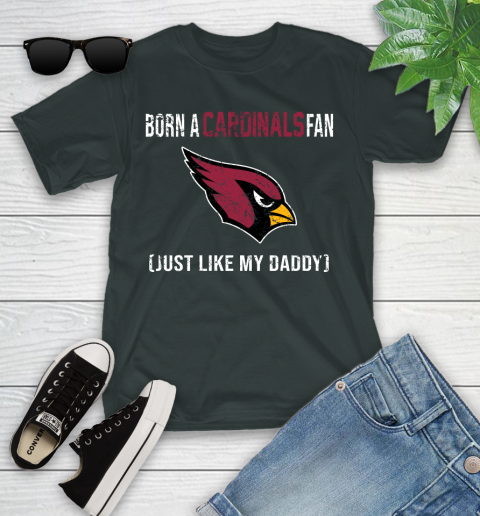 NFL Arizona Cardinals Football Loyal Fan Just Like My Daddy Shirt Youth T-Shirt 5