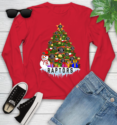 Toronto Raptors Merry Christmas NBA Basketball Sports Youth Long Sleeve 11