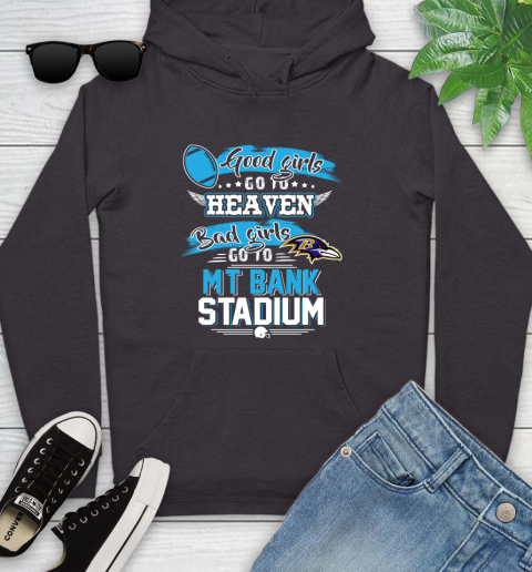 Baltimore Ravens NFL Bad Girls Go To MT Bank Stadium Shirt Youth Hoodie 8