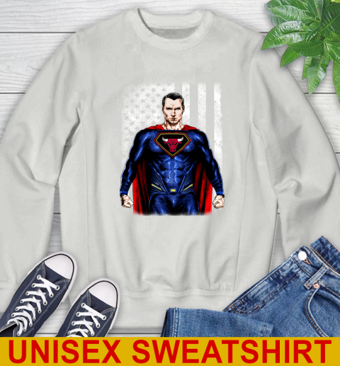 NBA Basketball Chicago Bulls Superman DC Shirt Sweatshirt 5