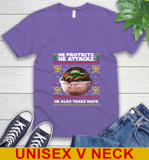 He Protects He Attacks He Also Takes Naps Baby Yoda Shirts 54