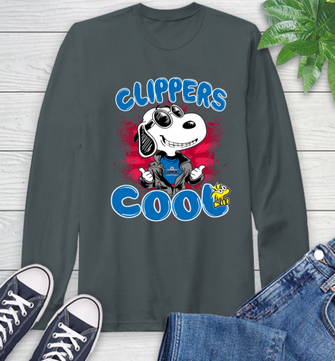 NBA Basketball LA Clippers Cool Snoopy Shirt Long Sleeve T-Shirt 7