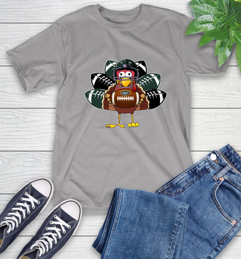 New York Jets Turkey Thanksgiving Day T-Shirt 6