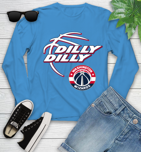 NBA Washington Wizards Dilly Dilly Basketball Sports Youth Long Sleeve 7