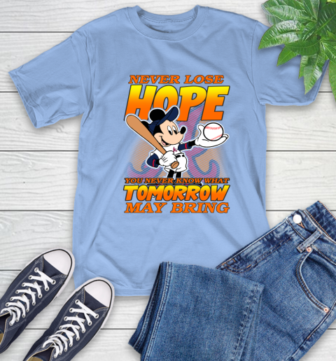 Atlanta Braves MLB Baseball Mickey Disney Never Lose Hope T-Shirt 12