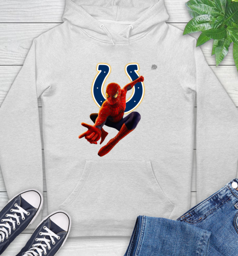 NFL Spider Man Avengers Endgame Football Indianapolis Colts Hoodie