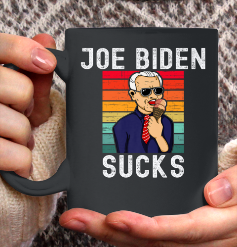 Joe Biden Sucks Anti Biden Pro Trump Anti Biden Pro Trump Ceramic Mug 11oz