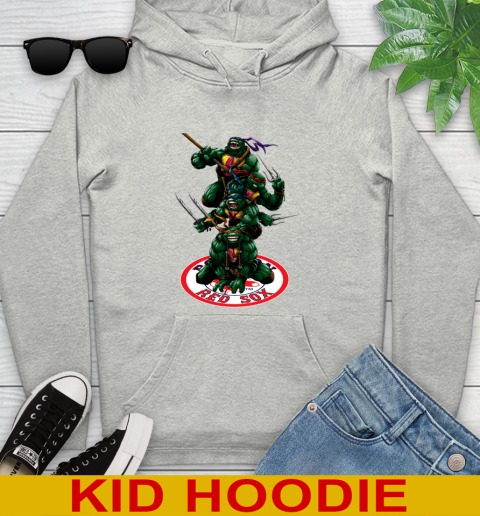 MLB Baseball Boston Red Sox Teenage Mutant Ninja Turtles Shirt Youth Hoodie