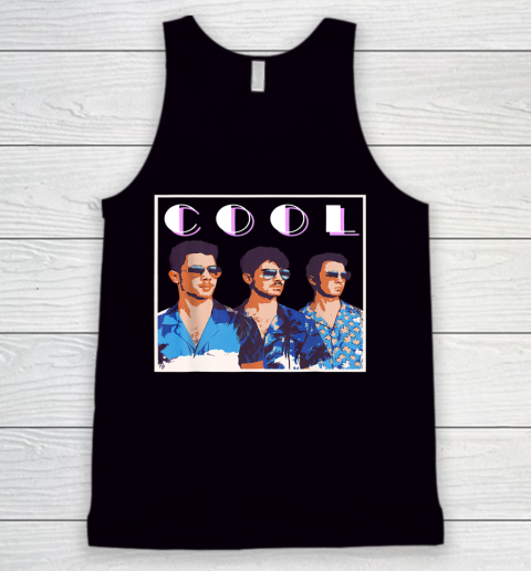 Vintage Jonas Cool brothers Gift happiness 80s 90s Tank Top