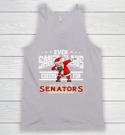 Ottawa Senators Even Santa Claus Cheers For Christmas NHL Tank Top 3