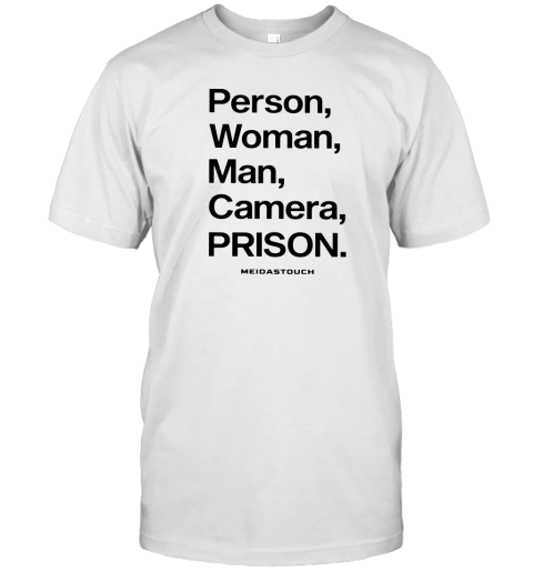 Person Woman Man Camera Prison T-Shirt