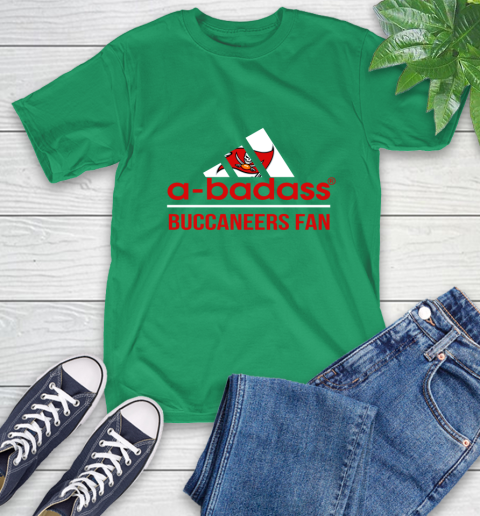 Tampa Bay Buccaneers NFL Football A Badass Adidas Adoring Fan Sports T-Shirt 7