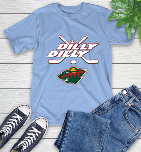 NHL Minnesota Wild Dilly Dilly Hockey Sports T-Shirt 11