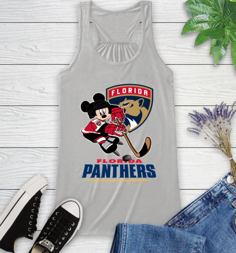 NHL Florida Panthers Mickey Mouse Disney Hockey T Shirt Racerback Tank