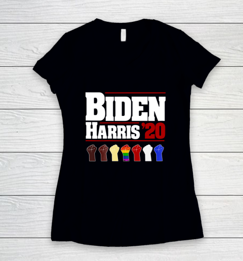Joe Biden Kamala Harris 2020 Shirt Men Women Kamala Harris Women's V-Neck T-Shirt