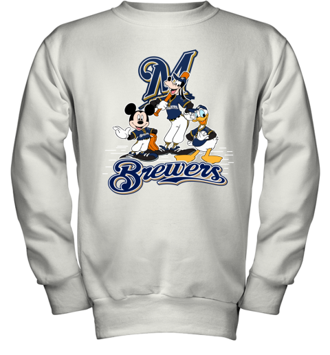 MLB Atlanta Braves Mickey Mouse Donald Duck Goofy Baseball T Shirt