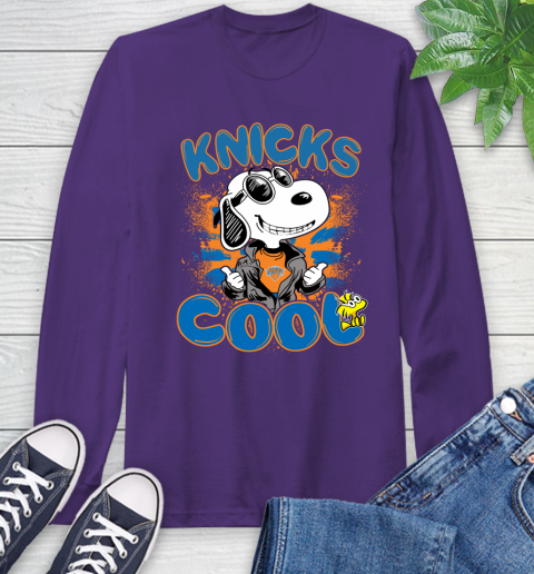 NBA Basketball New York Knicks Cool Snoopy Shirt Long Sleeve T-Shirt 5