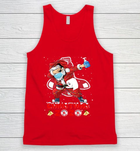 Boston Red Sox Funny Santa Claus Dabbing Christmas 2020 MLB Tank Top 5