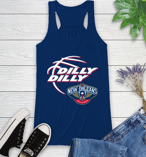 NBA New Orleans Pelicans Dilly Dilly Basketball Sports Racerback Tank 9