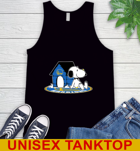 NBA Basketball Golden State Warriors Snoopy The Peanuts Movie Shirt Tank Top 2