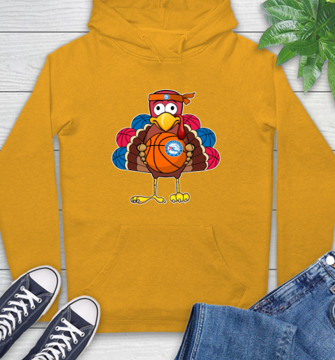 Philadelphia 76ers Turkey thanksgiving day Hoodie 3