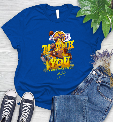 Great Thank you Kobe Bryant Los Angeles Lakers signature shirt 91