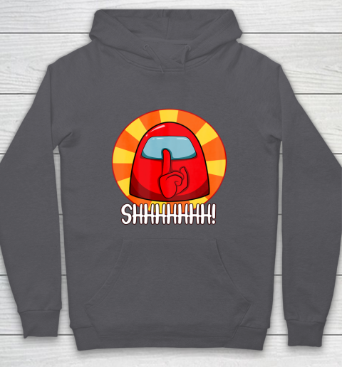 Among Us Game Shirt Cool Among Us shirt Crewmate or Impostor SHHHHHH Hoodie 4