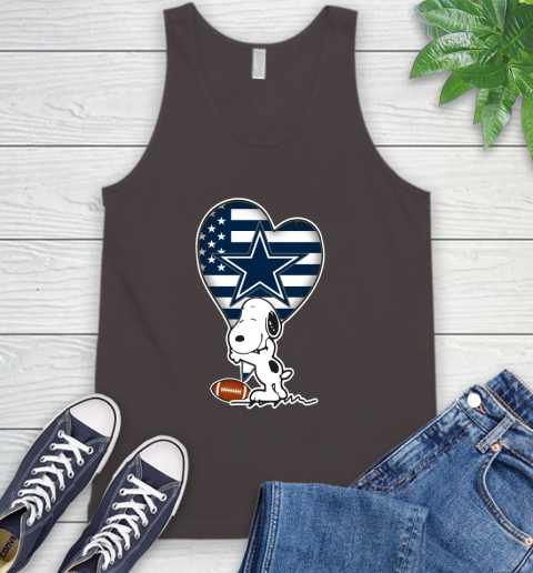 Dallas Cowboys NFL Football The Peanuts Movie Adorable Snoopy Tank Top 7