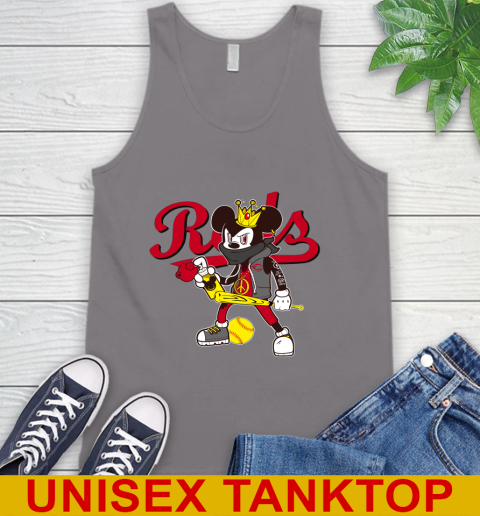 Cincinnati Reds MLB Baseball Mickey Peace Sign Sports Tank Top 7