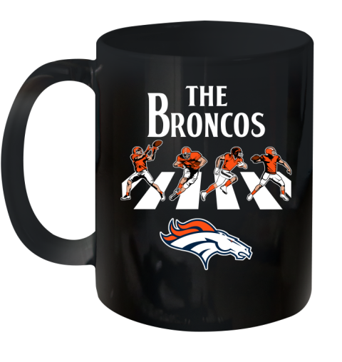 NFL Football Denver Broncos The Beatles Rock Band Shirt Ceramic Mug 11oz