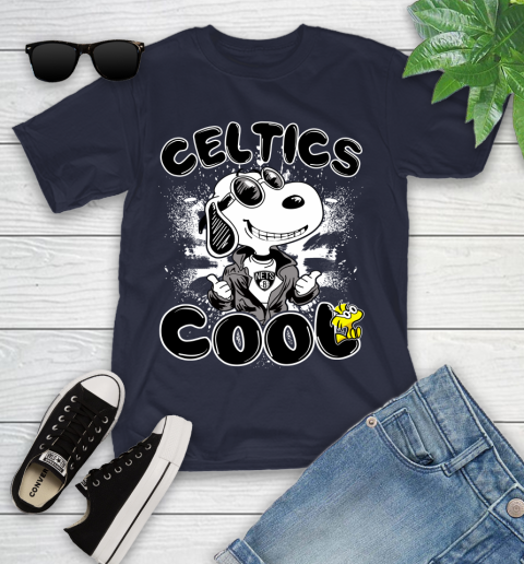 NBA Basketball Brooklyn Nets Cool Snoopy Shirt Youth T-Shirt 2