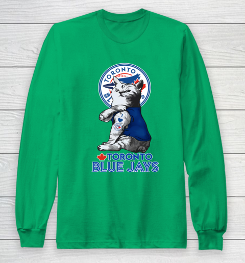 MLB Baseball My Cat Loves Toronto Blue Jays Long Sleeve T-Shirt 4