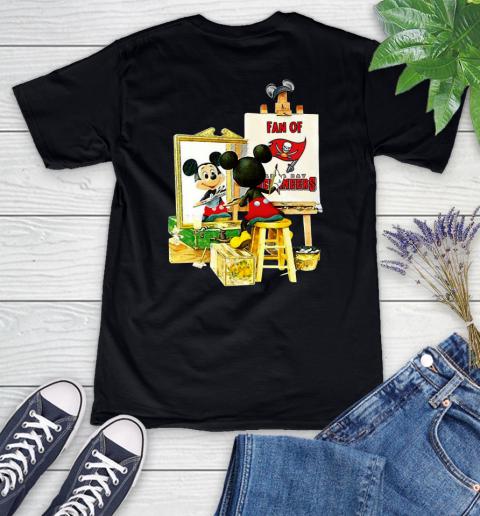 NFL Football Tampa Bay Buccaneers Mickey Drawing Shirt 72