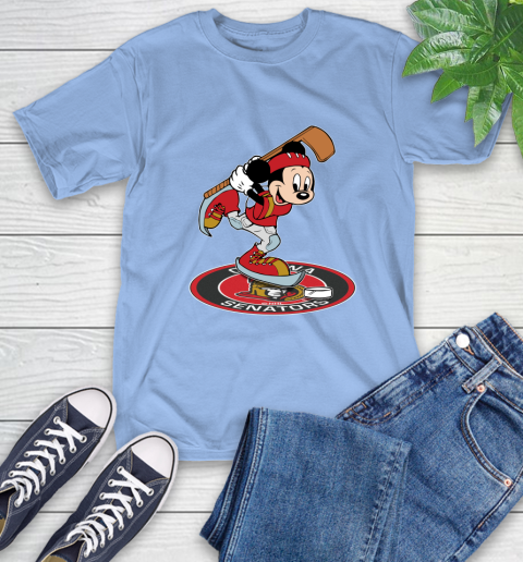 NHL Hockey Ottawa Senator Cheerful Mickey Disney Shirt T-Shirt 12
