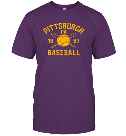 nzh7 vintage pittsburgh baseball pennsylvania pirate retro gift jersey t shirt 60 front team purple