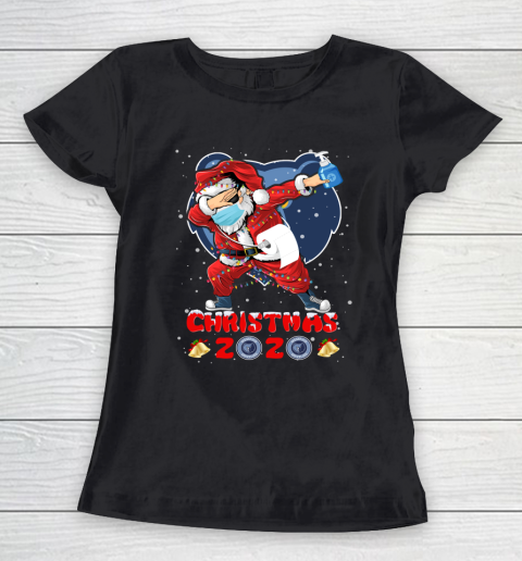 Memphis Grizzlies Funny Santa Claus Dabbing Christmas 2020 NBA Women's T-Shirt