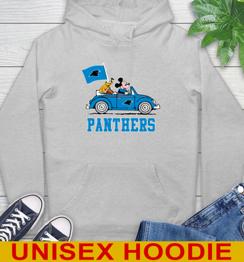 NFL Football Carolina Panthers Pluto Mickey Driving Disney Shirt Hoodie 6