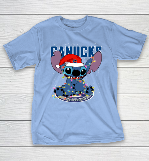 Vancouver Canucks NHL Hockey noel stitch Christmas T-Shirt 8